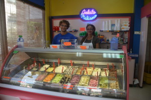 La Dolce Vita is a great air conditioned stop to cool off with your favorite gelato
