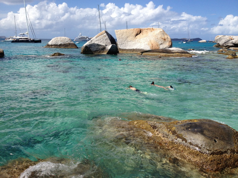 Snorkeling The Baths on Virgin Gorda