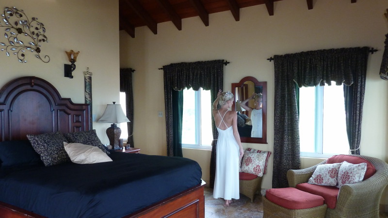 Caribbean Wedding - AnaCapri Estate Master Bedroom